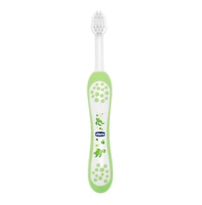 Chicco Toothbrush 6m+ Οδοντόβουρτσα για Βρέφη Πράσ