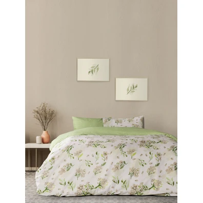 Κουβερλί Υπέρδιπλο - Flor Beige Kocoon Home 220x24