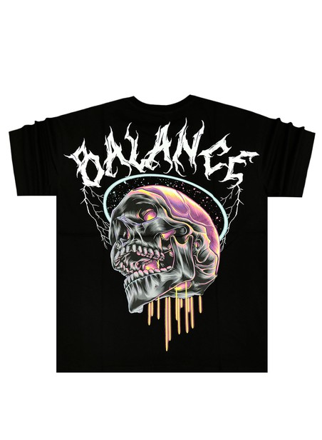 Jcyj balance oversize tee - black