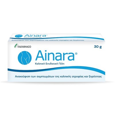 ITALFARMACO Ainara Vaginal Cream Hydrating Gel -  Υδατική Μη Ορμονική Κολπική Ενυδατική Γέλη Για Ανακούφιση Των Συμπτωμάτων Κολπικής Ατροφίας & Ξηρότητας 30g