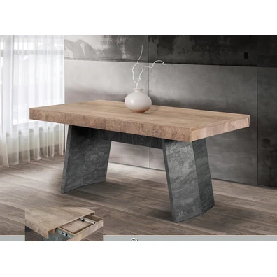 Τραπέζι Oregon 170x90+50cm Μελαμίνη Με Επιλογή Χρώ