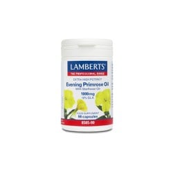 Lamberts Evening Primrose Oil With Starflower Oil 1000mg Ωμέγα 6 Συμπλήρωμα Κατά Τη Διάρκεια Της Εμμηνόπαυσης 90 κάψουλες