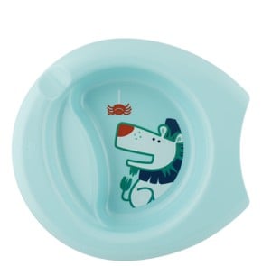 Chicco Plate Easy 6m + Blue Color, 1pc