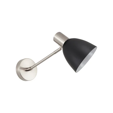 Se21-nm-22-ms2 Adept Wall Lamp Nickel Matt Wall La