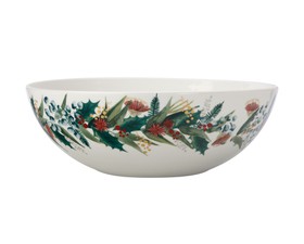 Maxwell & Williams Μπολ Πορσελάνης Holly Berry 28cm-Σε Συσκευασία Δώρου