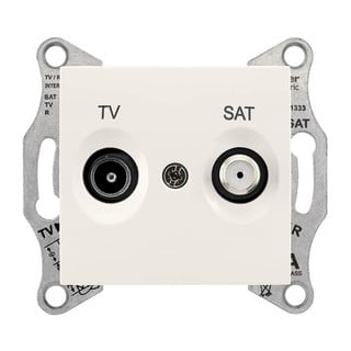 Sedna TV/SAT Terminal Socket White SDN3401623