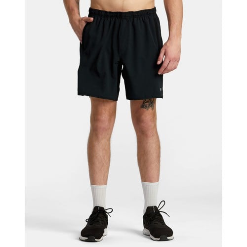 Rvca Mens Yogger Stretch Elastic Waist Shorts (V20