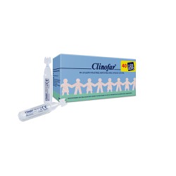 Clinofar Promo (40+20 Αμπούλες Δώρo) Αμπούλες Φυσιολογικού Ορού Για Ρινική Αποσυμφόρηση 60x5ml