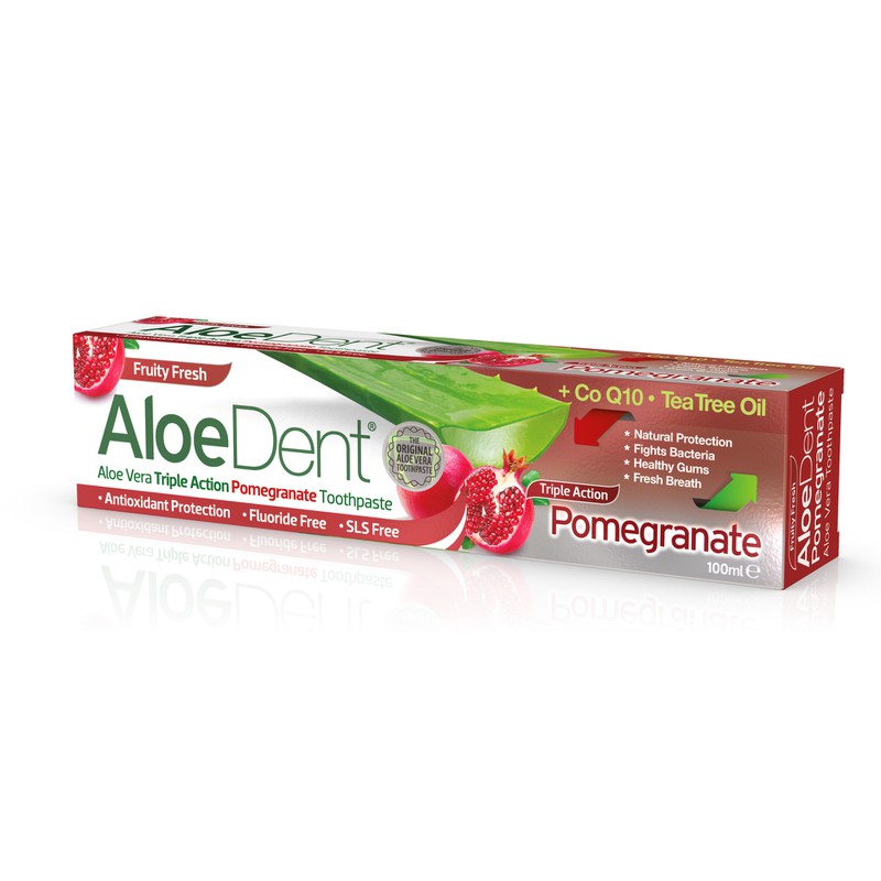 Aloe Dent Triple Action Pomegranate
