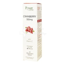 Power Health Cranberry με Βιταμίνη C & Stevia - Ουροποιητικό, 20 eff. tabs