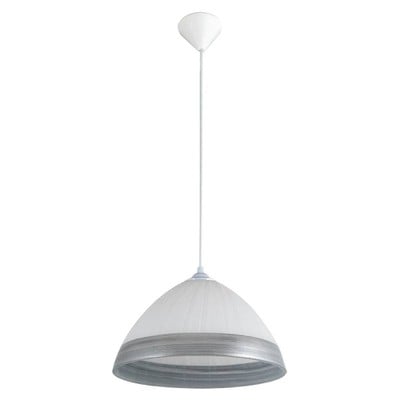 Pendant Light 1xE27 With Grey Frame