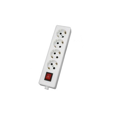 Side Εχτενsιον Lead Schuko 4 Sockets Without Cable