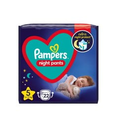 Pampers Night Pants Size 5 (12-17kg) 22 Diapers