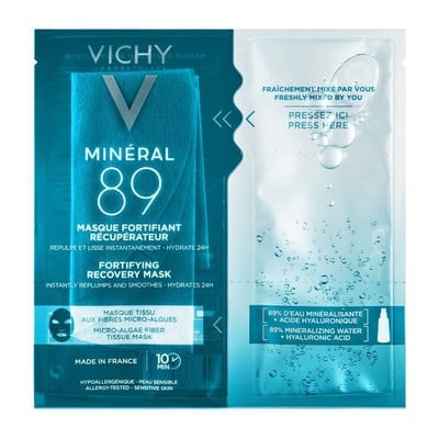 Vichy Mineral 89 Tissue Mask Μάσκα Ενδυνάμωσης και