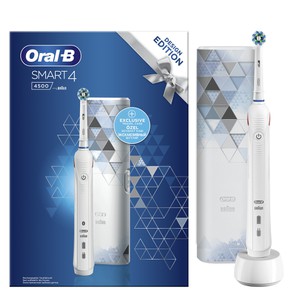 Oral B Smart 4500 White Design Edition-Ηλεκτρική Ο