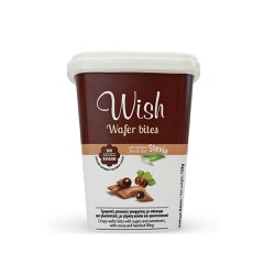 Wish Wafer Bites With Stevia Τραγανές Μπουκιές Γκοφρέτας Με Στέβια 150g 