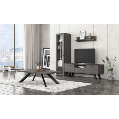 Living Room Complex 195x45xΥ180 N30 Grey​​ 