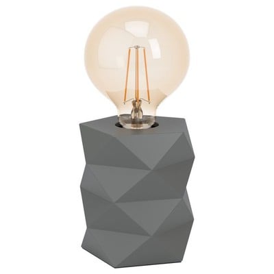 Table Lamp Swabby Concrete In Gray Colour 1Xe27