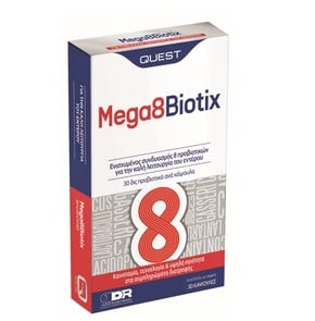 Quest Mega 8 Biotix Προβιοτικά, 30caps