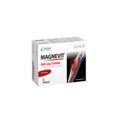 Leriva Magnevit Anti Leg Cramps Συμπλήρωμα Διατροφής Μαγνησίου 30 κάψουλες
