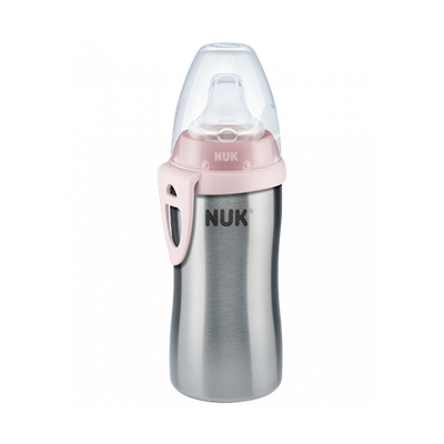 NUK Active Cup Ανοξείδωτο Παγουράκι Με Στόμιο 12m+ 215ml Σε διάφορα Χρώματα