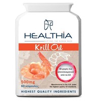 Healthia Krill Oil 500mg 60 Κάψουλες - Συμπλήρωμα 