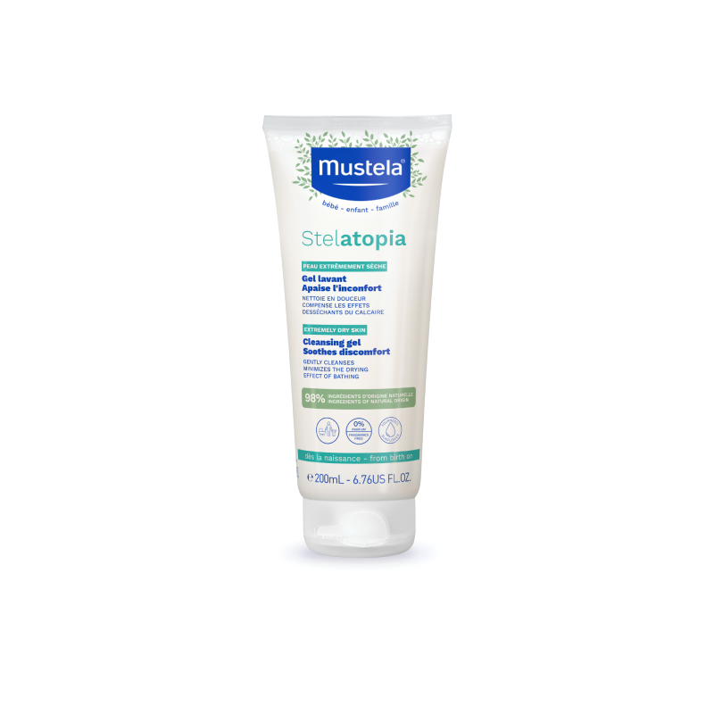 Stelatopia® Cleansing Gel Mustela® -Αφροντούς για Σώμα & Μαλλιά