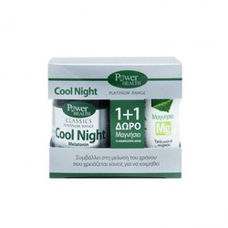 Power Health Classics Platinum Cool Night Συμπλήρωμα Διατροφής για Ήρεμο Ύπνο 30Caps + Δώρο Μαγνήσιο 10 Δισκία