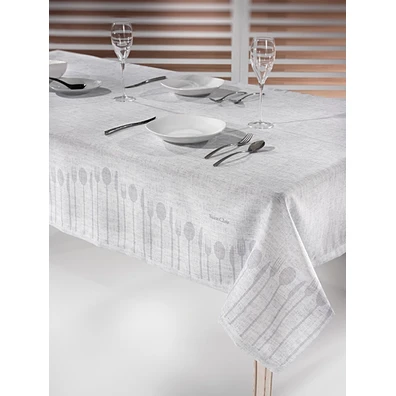 Τραπεζομάντηλο 1007 Silver 145x145 Saint Clair  10