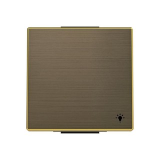 Sky Niessen Cover Plate with Light Symbol Gold 850