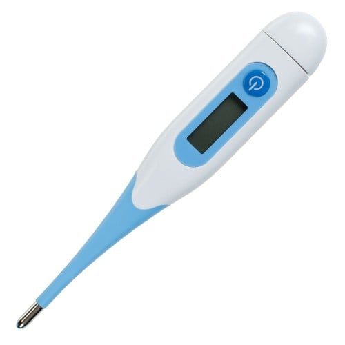 Termometer blu me bateri dhe numra 60sec
