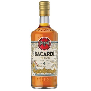 Bacardi Anejo Cuatro Rum 0.7L