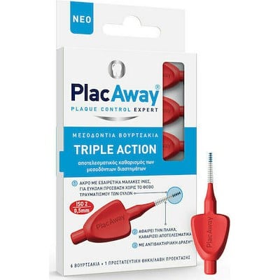 Plac Away Triple Action 0.5mm Μεσοδόντια Βουρτσάκι