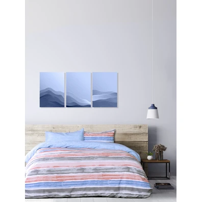 Κουβερλί Υπέρδιπλο - Riva Blue Kocoon Home 220x245