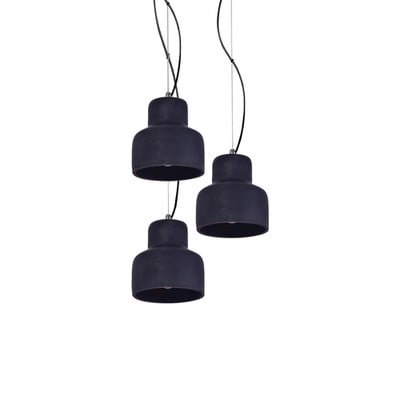 Pendant Light Se 153-125-3 Myra Cement+ Black Ceme