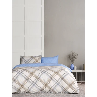 Κουβερλί Μονό - Cube Beige Kocoon Home 160x240