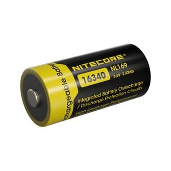 Μπαταρία NiteCore RCR123A NL169, 950 mAh