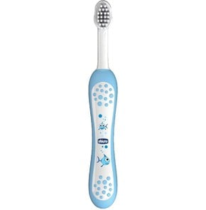 Chicco Toothbrush 6m+ Οδοντόβουρτσα για Βρέφη Μπλε