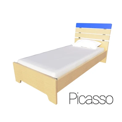 Παιδικό Μονό 90x190/200 Κρεβάτι Μπλέ Irven Picasso