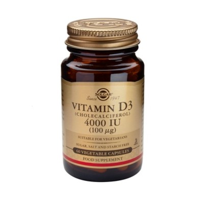 Solgar Vitamin D3 4000IU veg.caps 60 Φυτοκάψουλες