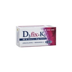 Uni-Pharma D3 Fix 800iu + K2 45mg Συμπλήρωμα Διατροφής 60 κάψουλες