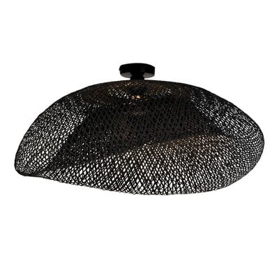 Ceiling Light Black Bamboo 1Xε27 Μαχ 40W