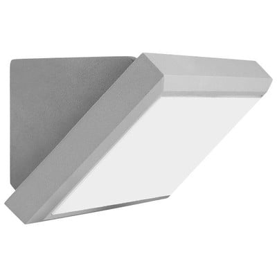 Outdoor Wall Light Led Angular Gray 12W 4000K 960L