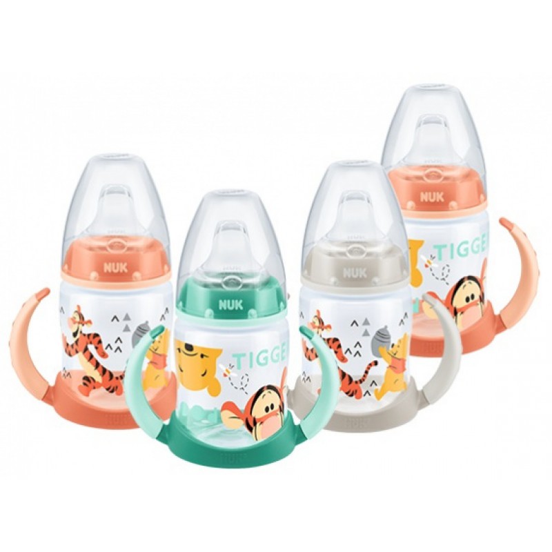 Nuk Nuk First Choice Winnie The Pooh Learner Bottle 6m 150ml Various Col