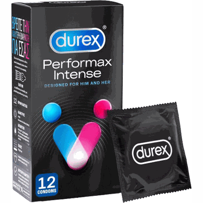 Durex Perfomax Intense Προφυλακτικά Με Κουκκίδες, 