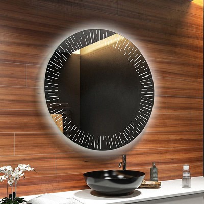 Καθρέπτης μπάνιου στρογγυλός Φ70 φωτιζόμενος Led