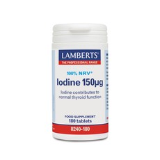 Lamberts Iodine 150μg Συμπλήρωμα Διατροφής 180 Tab