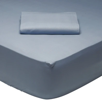 Das Home Σεντονι Ημιδιπλο με Λαστιχο Dusty Blue 10