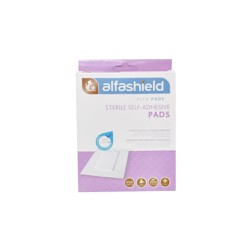 Alfashield Sterile Absorbent Adhesive Patches 10x10cm 5 pieces