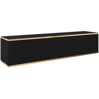 Κρεμαστό Έπιπλο Τηλεόρασης ORO_MDF Ανθρακί 135x30x
